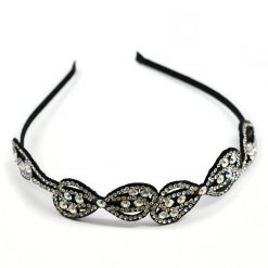 Always Mei Rhinestone Headband Bow Design Hair