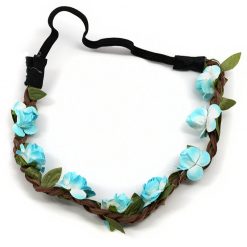 Always Mei Paper Flowers On Vine Elastic Headband