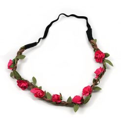 Always Mei Paper Flowers On Vine Elastic Headband