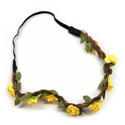 Always Mei Paper Flowers On Vine Elastic Headband