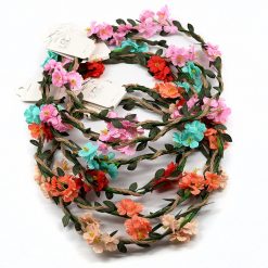 Always Mei Crown Wreath Flowers On Vine (6 Pcs, 5 Colors) Hair