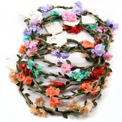 Always Mei Crown Wreath Flowers On Vine (Set Of 6 Colors)