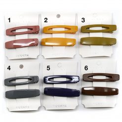 Nyu Nyu Alligator Hair Clips 1047(1 Pair)