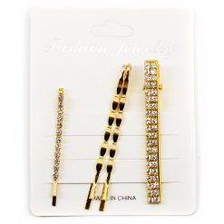 Fashion Jewelry 4-Piece Rhinestone Hair Clip Set (#1042)