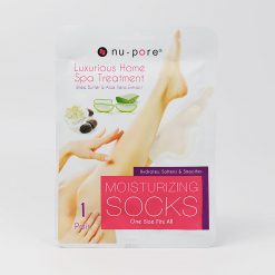 Nu-Pore Moisturizing Socks Home Spa Treatment