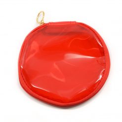 Kik Red See-Through Cosmetic Bag Pouch Everything For $1
