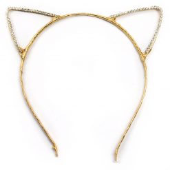 UBC Rhinestone Cat Ear Headbands (1020) Hair