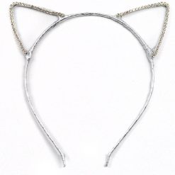 UBC Rhinestone Cat Ear Headbands (1020) Hair