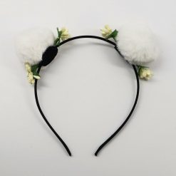 Always Mei Hair Pom Pom Flower Bud Headbands