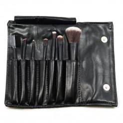 She Makeup S.he Makeup 7-Piece Travel Brush Set With Case (Black)