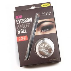 She Makeup Cosmetics S.he Makeup Eyebrow Powder & Gel - Brown