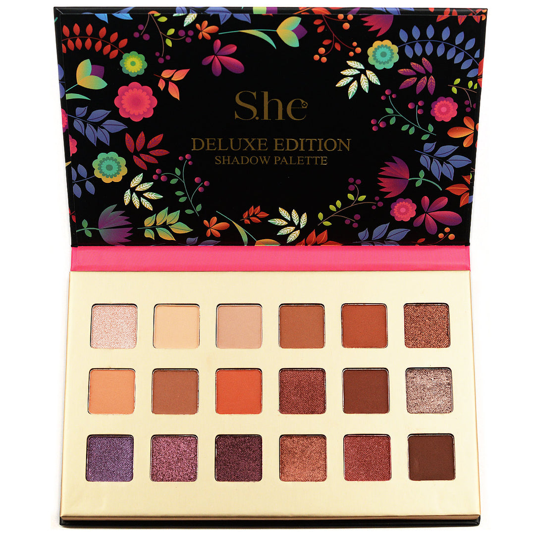 She Makeup S.he Makeup Deluxe Edition 18-Color Eyeshadow Palette (ES520D)