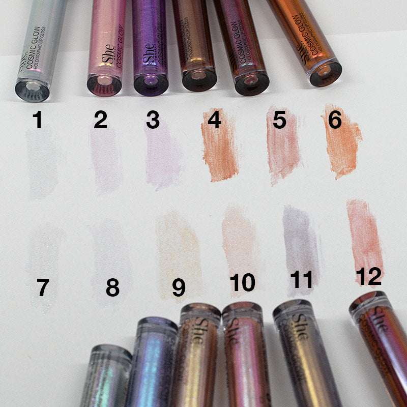 She Makeup Cosmetics S.he Makeup Cosmic Glow Holographic Lip Gloss