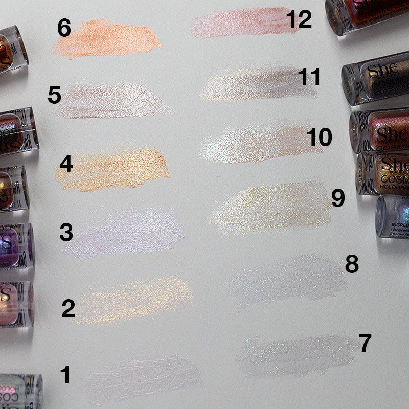 She Makeup Cosmetics S.he Makeup Cosmic Glow Holographic Lip Gloss