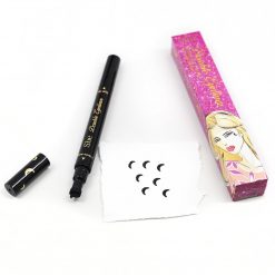 She Makeup S.he Makeup Double Seal Liquid Eyeliner And Stamp - Moon